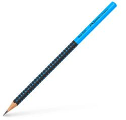 Faber-Castell Creion grafit two tone fara radiera cu grip 2001 Faber Castell negru-bleu 517010 (FC517010)