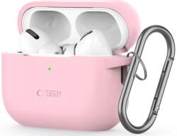 Tech-protect cârlig din silicon pentru Apple AirPods Pro 1 / 2 dusty pink (5906302313341)