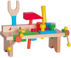 Woodyland Jucarie din lemn - Banc de lucru portabil pentru asamblare (90103) - kidostore Set bricolaj copii