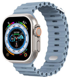 Phoner River Apple Watch 41/40/38 mm szilikon szíj, palakék - phoner