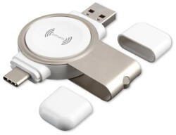 4smarts VoltBeam Mini vezeték nélküli töltő, Type-C, Apple Watch 2, 5W (4S456257) - phoner