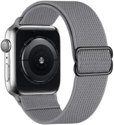 Phoner Dew Apple Watch csatos fonott szövet szíj, 38/40/41mm, szürke - phoner