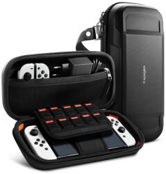 Spigen Rugged Armor Pro Pouch Nintendo Switch OLED tok, fekete (AFA04021) - phoner