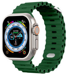 Phoner River Apple Watch 41/40/38 mm szilikon szíj, zöld - phoner