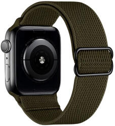 Phoner Dew Apple Watch csatos fonott szövet szíj, 38/40/41mm, zöld - phoner