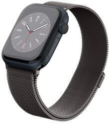 Spigen Metal Fit Apple Watch 49mm/8/7 45mm fém szíj, grafit (AMP06925) - phoner