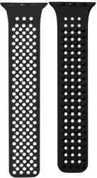 Phoner Spike Apple Watch szilikon szíj, 38/40/41mm, fekete - phoner