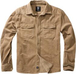 Brandit Corduroy Classic hosszú ujjú ing, teve színű