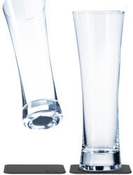 Silwy Pahar de cristal magnetic BEER + suport , set de 2 buc (70302030) Pahar