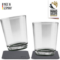 Silwy Pahar magnetic - set de 2 bucati, gri Pearl Grey (70102016) Pahar