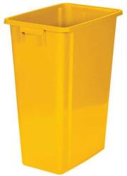 Probbax Műanyag hulladékgyűjtő Probbax válogatott hulladékhoz, fedél nélkül, 60 l, szélesség 31, 5 cm, sárga