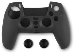 Spartan Gear PS5 controler szilikon skin fekete + thumb grips 2808147 (2808147)