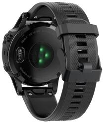 GIGAPACK GP-149226 Garmin Epix Pro (Gen2) 47mm / Fenix 7 Solar / Fenix 7 Sapphire 22mm fekete szilikon óraszíj (GP-149226)