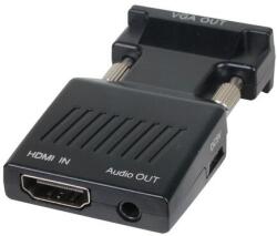 VCOM Адаптер, VCom CA336A, Adapter HDMI F / VGA M with Audio (CA336A)