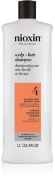 Nioxin System 4 Scalp + Hair Shampoo finom állagú sampon a festett és károsult hajra 1000 ml