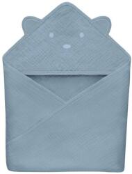 Lionelo Prosop de Baie Lionelo Blue (LO-MUSLIN_HOODED_TOWEL_GREY_SKY) Prosop