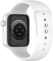 Tech-Protect Accesoriu smartwatch TECH-PROTECT Silicone compatibila cu Apple Watch 4/5/6/7/8/9/SE/Ultra1/2 42/44/45/49mm White (5906302304332)