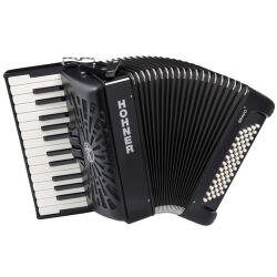 Hohner tangóharmonika, Bravo II 60, fekete - r55hangszerbolt