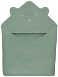 Lionelo Prosop de Baie Lionelo Green (LO-MUSLIN_HOODED_TOWEL_GREEN_FOREST) Prosop