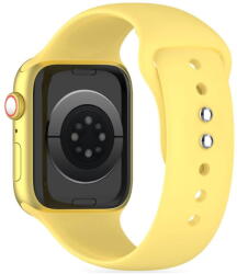 Tech-protect Accesoriu smartwatch TECH-PROTECT Silicone compatibila cu Apple Watch 4/5/6/7/8/9/SE/Ultra1/2 42/44/45/49mm Yellow (5906302310081)