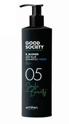 Artègo Sampon cu pigment albastru pentru par saten Good Society 05 Blonde Ash 1000ml (47074511)