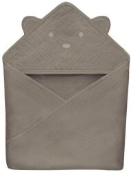 Lionelo Prosop de Baie Lionelo Beige (LO-MUSLIN_HOODED_TOWEL_BEIGE_CAPPUCCINO) Prosop