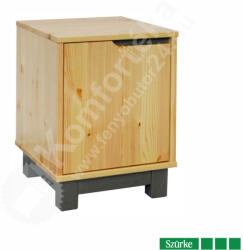  Lexa éjjeliszekrény 1 ajtós balos Szürke