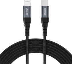 Choetech IP0039 USB-C / Lightning MFi kábel, 1.2m hosszú - fekete