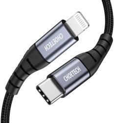 Choetech IP0041 USB-C / Lightning MFi 480Mb/s 3A 2 m kábel - fekete