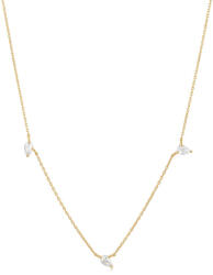 Ania Haie NAU007-02YG Afterglow Ladies necklace with white sapphire Gold 14K, adjustable, Femei