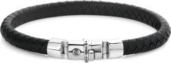 Rebel & Rose Bracelet Half Round Braided RR-L0133-S-L+ mens, Bărbați
