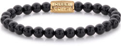 Rebel & Rose Bracelet Black Velvet RR-60100-G-L mens, Bărbați