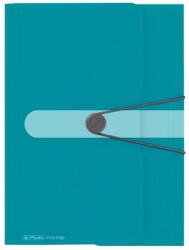 Herlitz Color Blocking A4 PP carib. turquoise gumis mappa (50015900) - officedepot