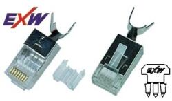 EXW Modulár dugó RJ45 Cat6A STP patch/fali 1, 5mm 50micron - 10539 (10539)