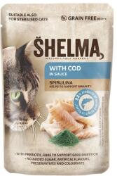 Shelma Shelma Cat Capsule cod-spirulina în sos 85 g