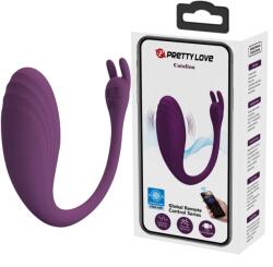 Pretty Love Ou Vibrator Catalina, Bluetooth Control Free App, Silicon, USB, Mov Inchis