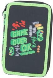 Univerzal Penar Triplu Game Over, Neechipat, 21 x 14 x 6 cm, Univerzal (KH-U2447) Penar