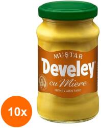 Develey Set 10 x Mustar cu Miere, Develey, 200 g (FPG-10xKOH7)