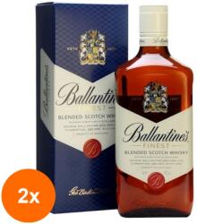 Ballantine's Set 2 x Whisky Ballantine's, Finest Blended, 40% Alcool, 0.7 l