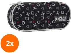Statovac Set 2 x Penar Pouch Play Game, 22 x 11 x 6 cm, Statovac (HOK-2xKH-J162 816) Penar
