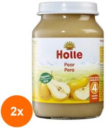 Holle Baby Set 2 x Piure de Pere Eco, Holle Baby, 125 g
