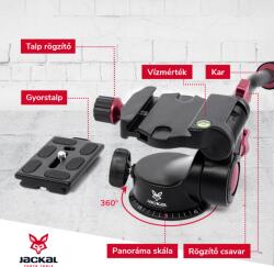  Jackal VH08S videós állványfej