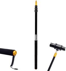  Teleszkópos mikrofonállvány, boom állvány 102-350 cm (MP35)