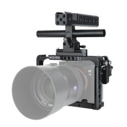  NICEYRIG cage kit NATO fogantyúval, 15mm rod Sony A7RIV/A7RIII/A7III/A7II/A7RII/A7SII/A9 kamerához (144)