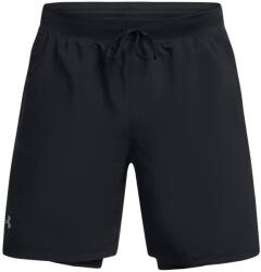 Under Armour Férfi sport rövidnadrág Under Armour LAUNCH 7'' 2-IN-1 SHORTS fekete 1382641-001 - XL