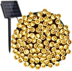 ProGarden 100 LED-es napelemes kerti fényfüzér, meleg fehér, 12 m (CZ6540070)