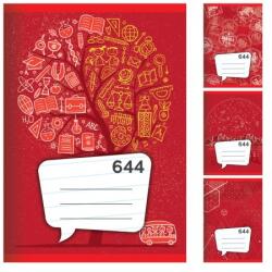 Junior Caiet A6, 40 coli - cu linii 644