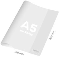 JUNIOR Copertă carte A5 PVC 318x213 mm, grosime 120 mic / transparentă, 1 buc