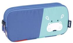 MILAN Husa stilou MILAN cu 3 fermoare seria Fun Animals, albastra Penar