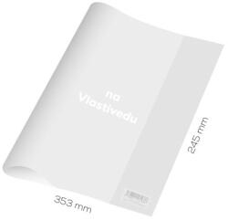 JUNIOR Capac pentru Vlastivedu PVC 353x245 mm, grosime 120 mic / transparent, 1 buc